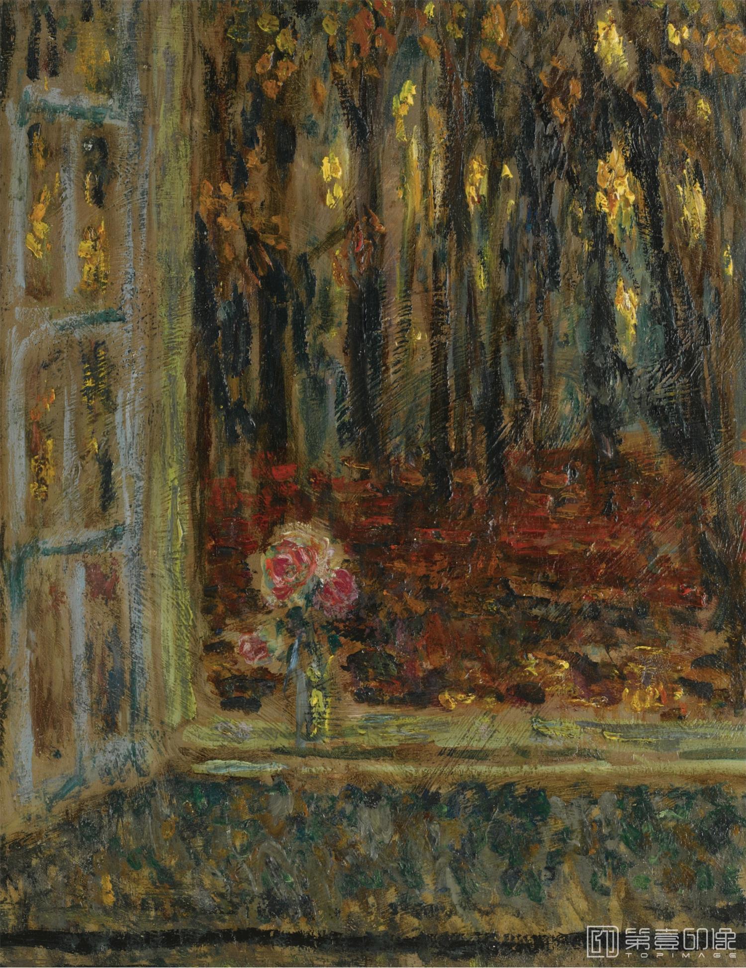 油画-FENêTREàL'AUTOMNE